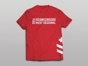 Regionals shirt red front