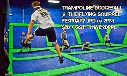 trampoline dodgeball